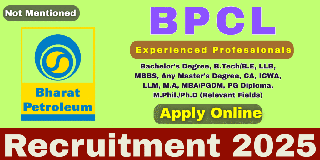 BPCL Recruitment 2025