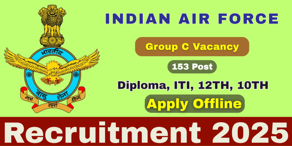 Indian Air force Civilian Recruitment 2025