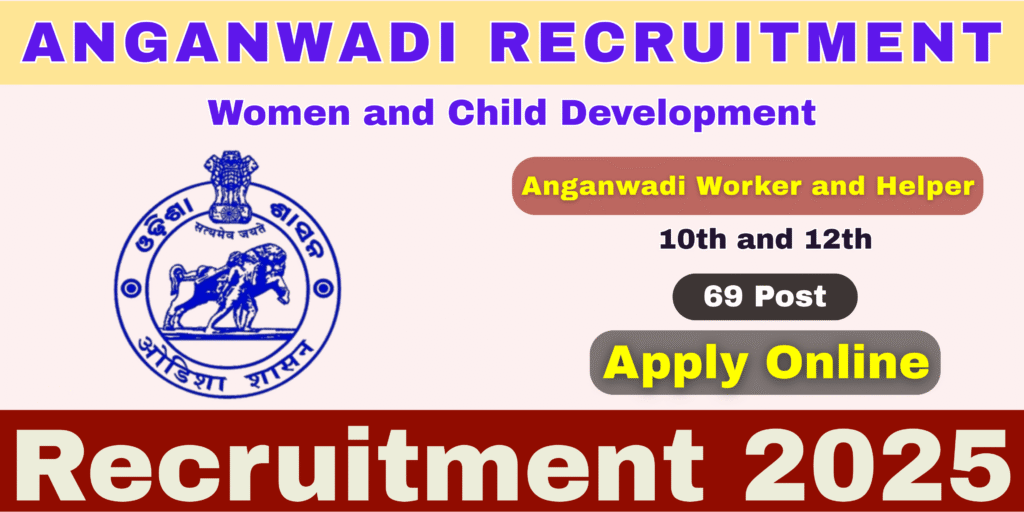 Odisha Anganwadi Recruitment 202